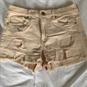 Express high rise khaki short